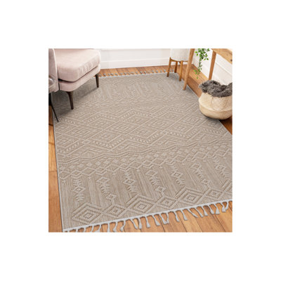 Tapis naturel / traditionnel d'intérieur / extérieur Collection 5X7