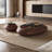 47.24" Artificial Walnut Veneer Coffee Table Set