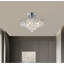 Plafonnier semi-encastré en cristal 3 lumières Transitional-1963838288