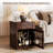 Farmhouse End Table With Drawer And Storage Cabinet For Living Room-597904450
