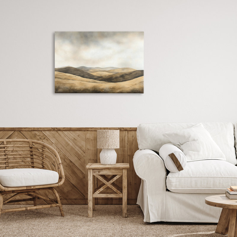 «Brown Landscape Hills Canvas», conception par LSR Creative Studio, H 16 po x l 24 po