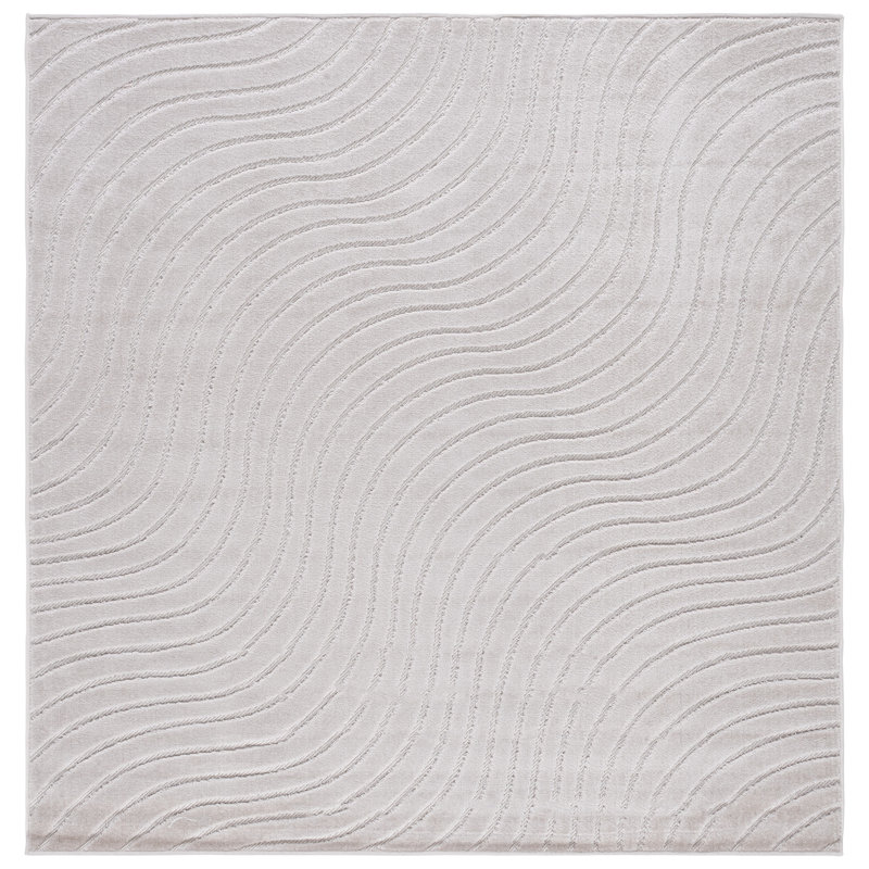 Stella Performance Abstract Indoor Rug, Square 6'7"