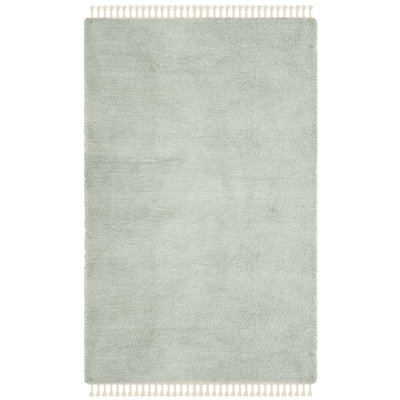 Janik Solid Colour Wool Hand Woven Area Rug