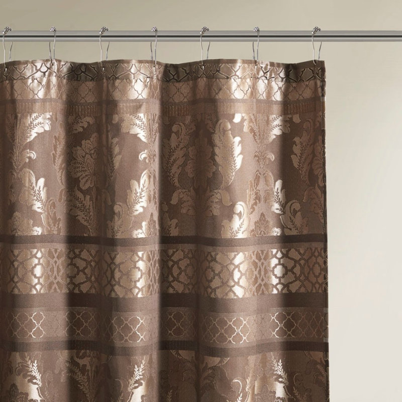 Rideau de douche jacquard