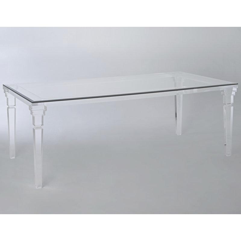 Glass Top Dining Table