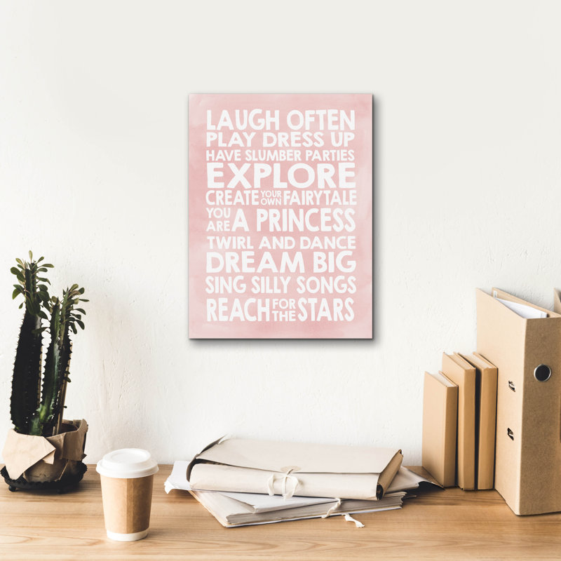  «Laugh» par Erin Clark, art mural sur toile, 18 po x 26 po, H 16 po x l 12 po x P 0,75 po