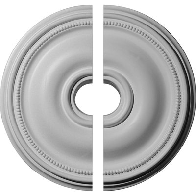 Médaillon de plafond Endurathane Bradford, DE 18 1/8 po x P 3 3/4 po x P 1 1/8 po (convient aux auvents jusqu'à 4 3/8 po), apprêté en usine