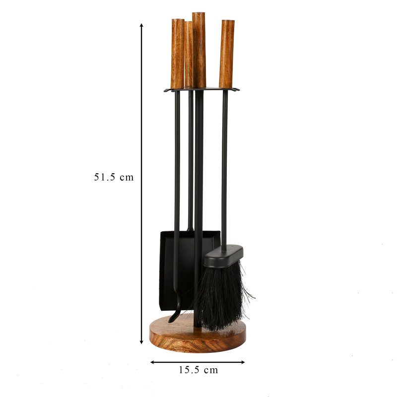 Yousuf Iron Fireplace Tool Set