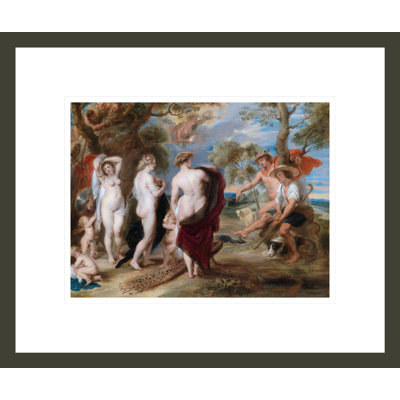 «The Judgement of Paris» par Peter Paul Rubens, impression giclée encadrée