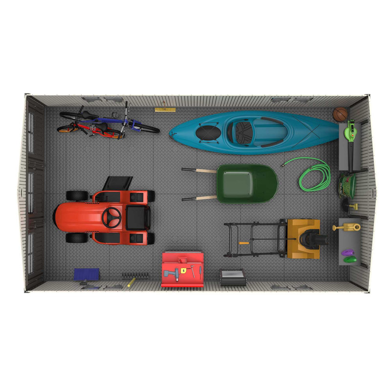 LIFETIME 11 Ft. X 18.5 Ft. Outdoor Storage Shed