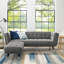 Simon 225.6Cm Square Arms Sofa-1531783476-1531783475