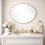 Miroir mural en métal 31 po H-842501135