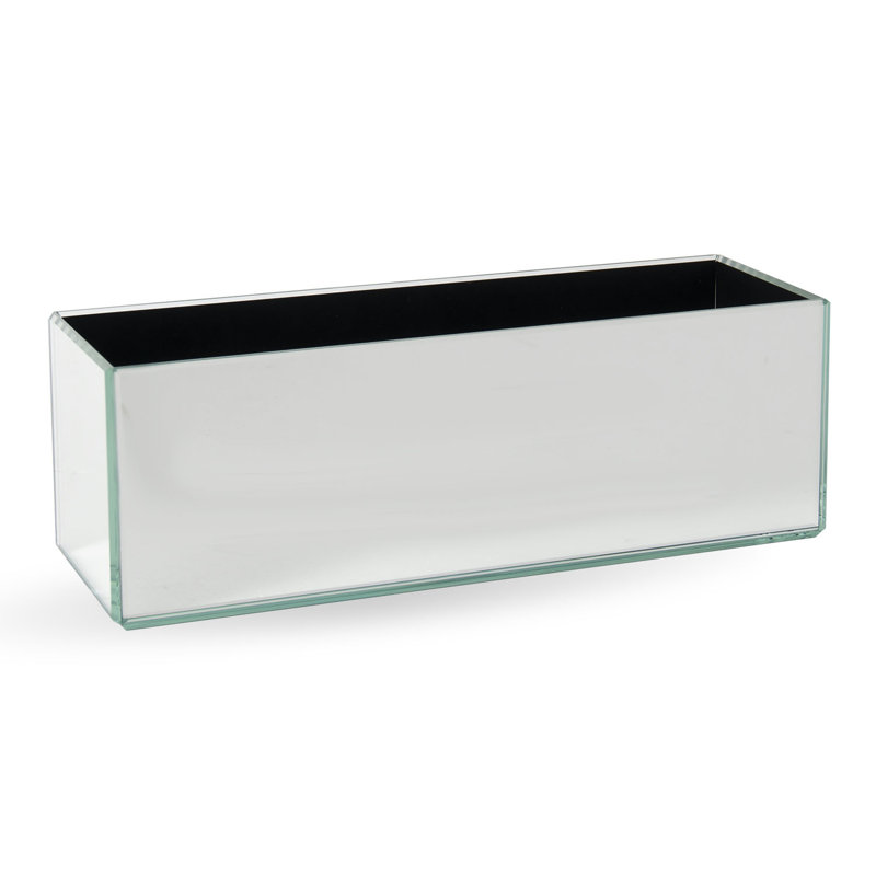 Vase de table en verre Gerber, H 4 po x l 4 po x P 12 po