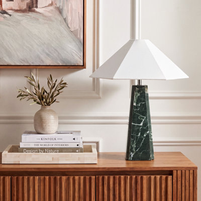 Rylan 25 Inch Marble Table Lamp