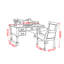 American style luxury desk and chair combination
