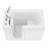 Captains Series 53'' x 30'' Walk-in Fiberglass Bathtub with Faucet-11831211