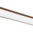 Walnut-Tone Oblong Dimmable LED Semi-Flush Mount
