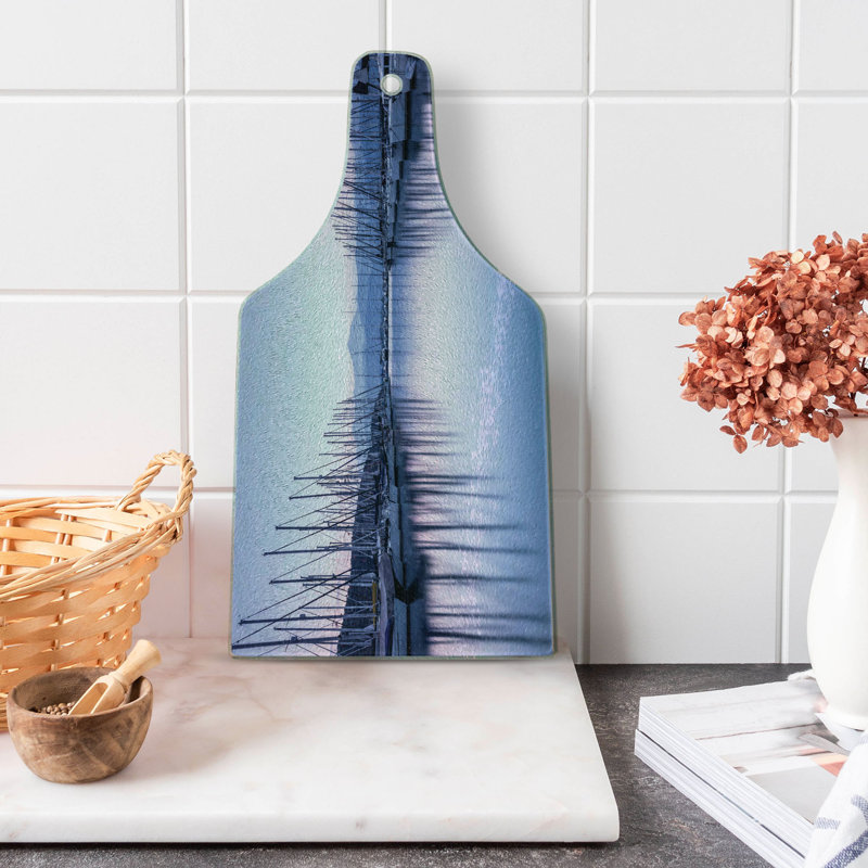 Planche à découper en verre trempé Ambesonne