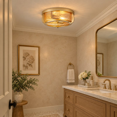 Glass Flush Mount
