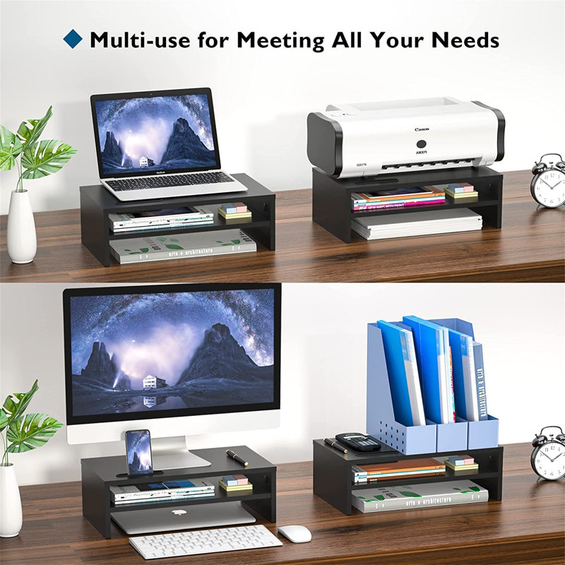 Edderton Manufactured Wood Monitor Stand
