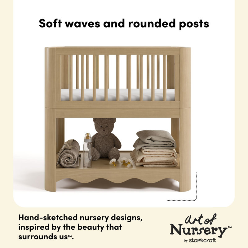 Casablanca 3-in-1 Convertible Bassinet, Driftwood