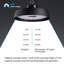 200W LED High Bay Light, UFO LED Lights Commercial Garage Area Lighting Fixture, 5000K Daylight