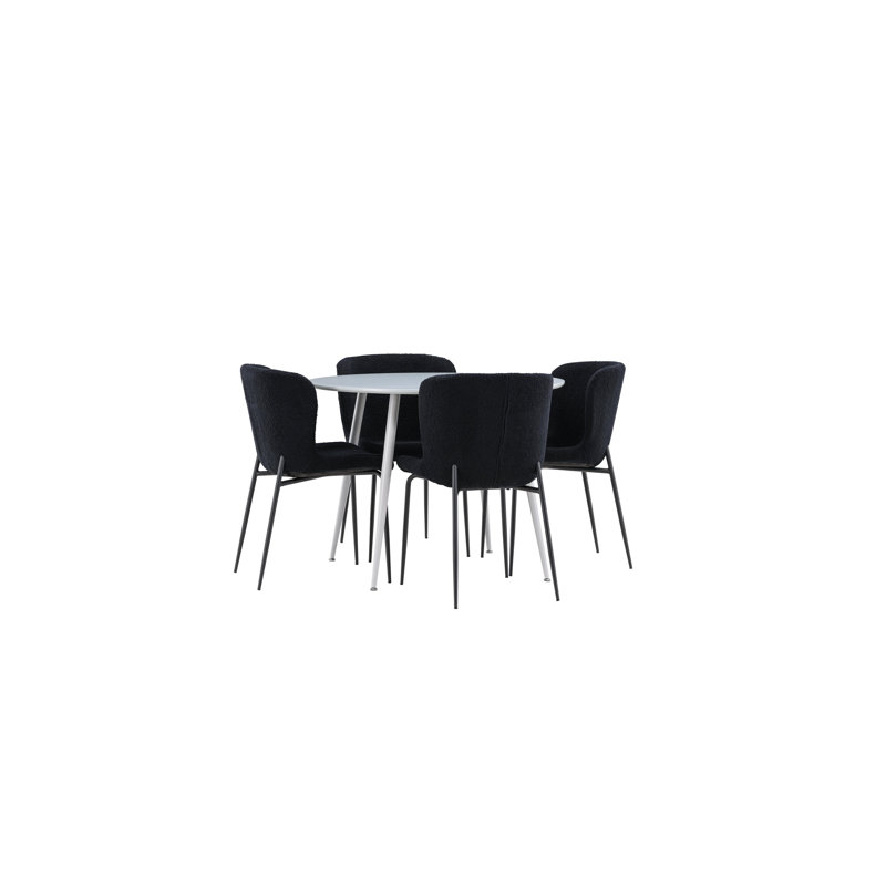 Arballo 4 - Person Dining Set, Grey