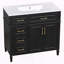 Meuble-lavabo moderne 36 po avec lavabo en céramique et tiroir rabattable 36 po-2049789858