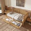 Lit de jour en rotin de style traditionnel avec 2 tiroirs pour un espace limité-1673443089-1673443090