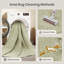Tapis lavable à rayures rétro antidérapant (beige)-471381060-490636261
