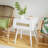 Natural Rattan Wooden Nightstand, Bedside Table for Bedroom Storage(Withe)-1974328622