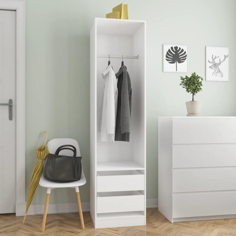 Edela Manufactured Wood Wardrobe, White