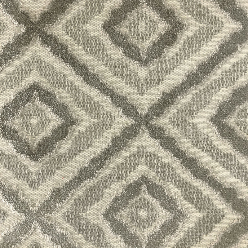Jacquard Velvet on Linen Look | Brandis Fabric_BRANDIS, Pewter