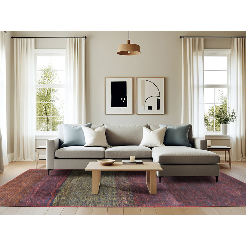 O'Carroll Indoor Rug, Rectangle 6' x 9'