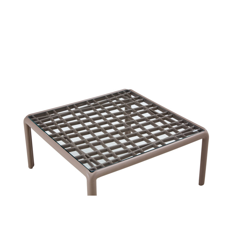 Canapé polyvalent en plastique résistant aux intempéries avec coussin moelleux pour une utilisation intérieure et extérieure