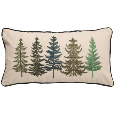 Coussin Row of Pine Trees