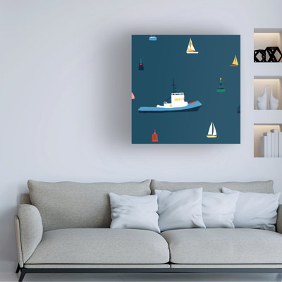 Art mural sur toile Breakwater Bay June Erica Vess Harbor I