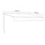 Sol 27 Outdoor 350cm W x 300cm D Fabric Cover Retractable Patio Awning-421079134