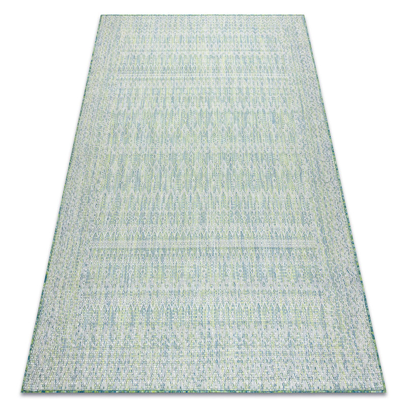 Phelicia Southwestern Flatweave Area Rug, Rectangular 80 x 150cm