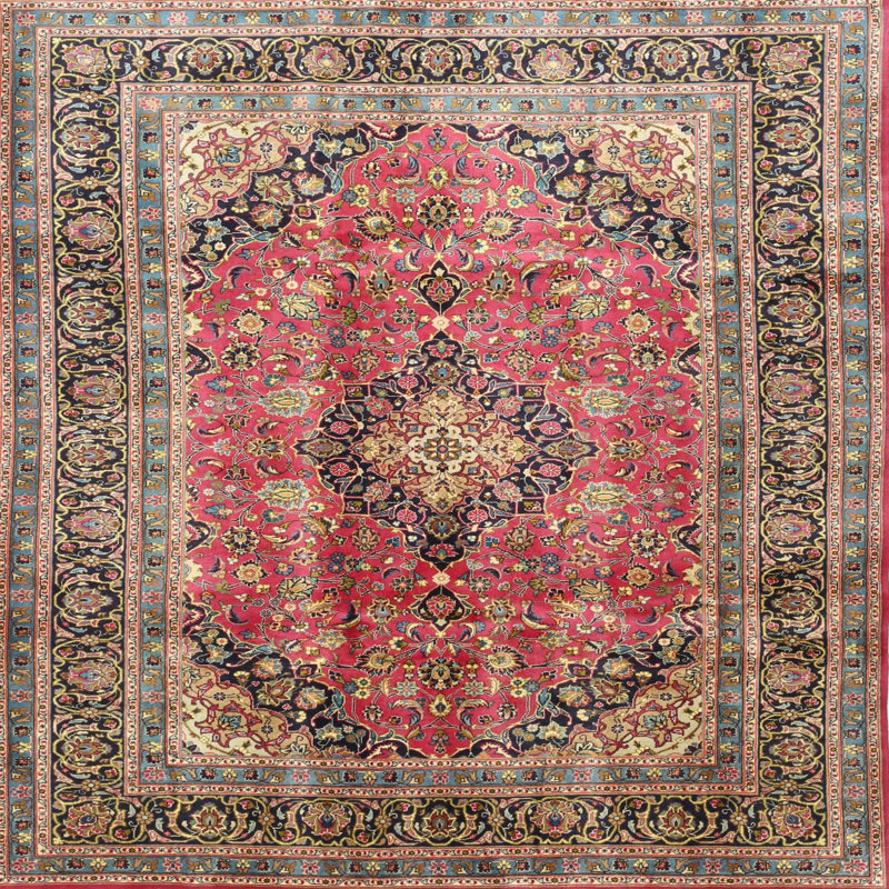 Oriental Indoor Rug, Square 4'