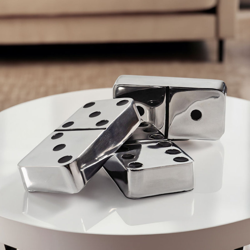 Domino Dominoes décoratifs - ensemble de 3 