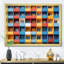 "Cityscape Colorful Patterns III", reproduction d'art sur toile-24079709-24079706