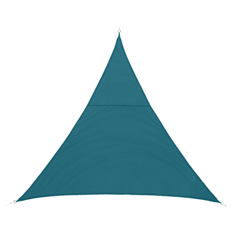 Hazelnut Shae Triangular Shade Sail, Peacock Blue