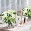 17 pièces pivoines artificielles avec vase pivoine fleurs artificielles en soie dans un vase en verre pour bureaux à domicile, mariages, fêtes, centres de table, décor-1745832992