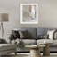 «Subtle Blush», reproduction encadrée abstraite sous verre, conception de Riley B-50835760-50835766