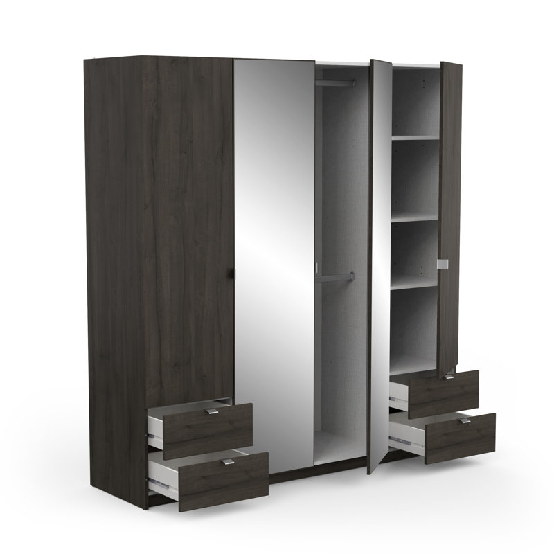 Birkan 2 Door Manufactured Wood Wardrobe