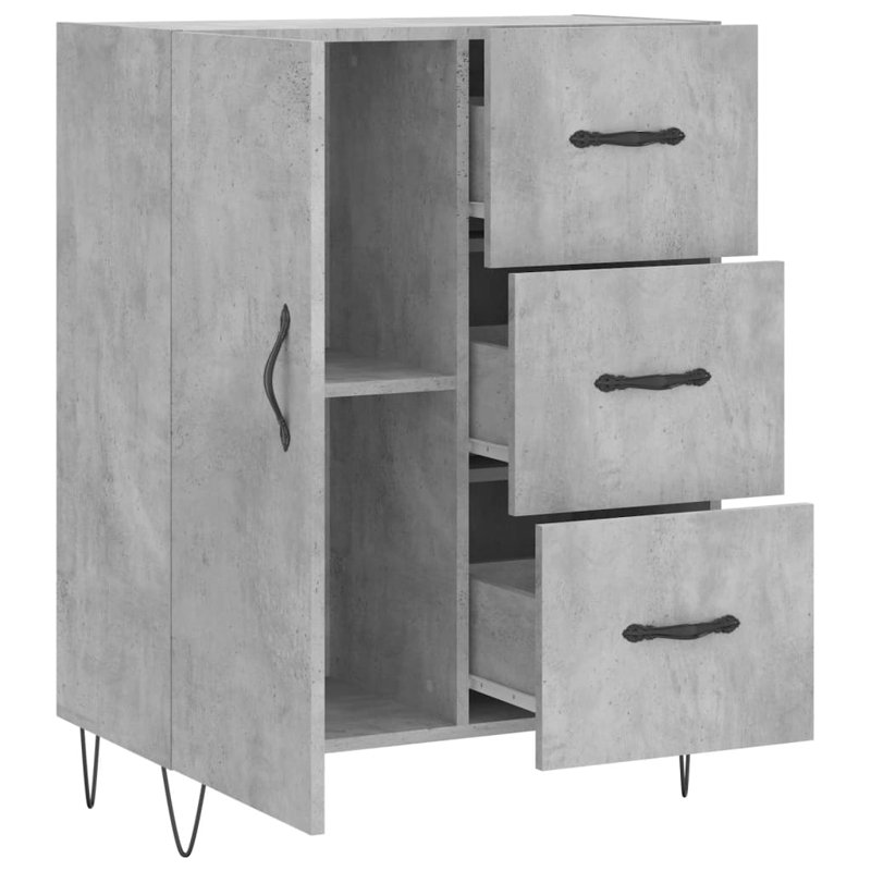 Liebenthal 3 - Drawer Rectangle Accent Chest, Concrete Grey