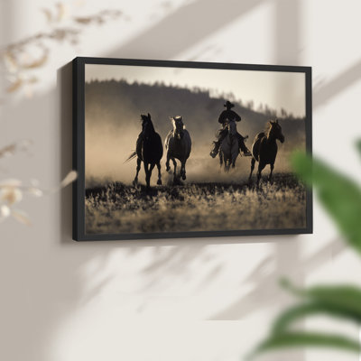 Ranchers Ride - Reproduction encadrée - Restickable