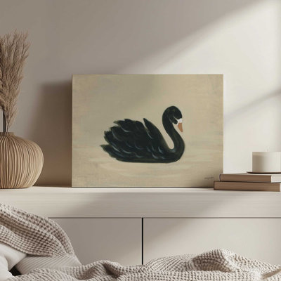 Black Swan by Haley Knighten Art Print