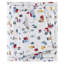 Drap-housse complet 4 pièces en motif de village blanc, 100% flanelle de coton, ultra doux au toucher, avec drap plat, taies ajustées et taies d'oreiller, facile à laver à la machine, avec imprimé, confortable au toucher, inclus